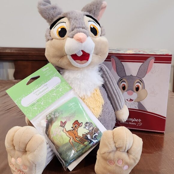 Scentsy Buddy Disney Thumper NEW IN BOX with Bambi Scentpack NEW - Picture 1 of 3